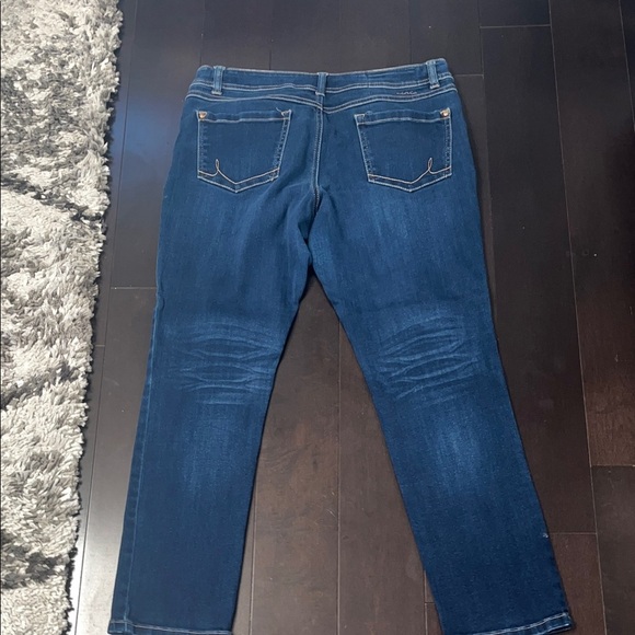 INC SKINNY LEG REGULAR FIT SIZE 12S Blue Denim Jeans - Picture 4 of 8